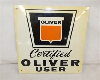 8X8 OLD STOCK OLIVER SIGN