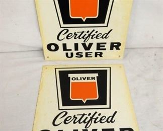 8X8 OLD STOCK OLIVER SIGNS