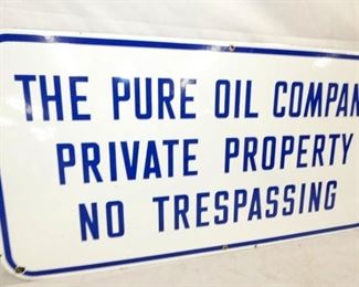 VIEW 2 LEFTSIDE PURE OIL SIGN 