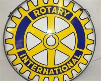 30IN PORC. ROTARY INTERNATIONAL SIGN