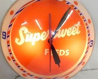 15IN SUPERSWEET DOUBLE BUBBLE CLOCK