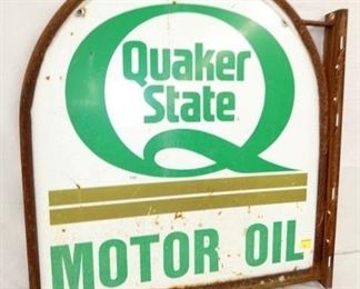 VIEW 3 SIDE 2 QUAKER STATE OIL SIGN