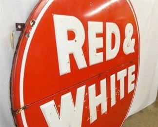 VIEW 4 60IN. PORC RED WHITE GROCERY 