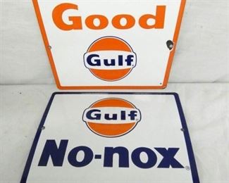 11X9 PAIR GOOD GULF/NO-NOX PUMP PLATES