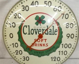 12IN. CLOVERDALE SOFT DRINKS THERM.