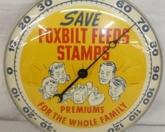 12IN. 1957 SAVE FOXBILT FEEDS THERM.