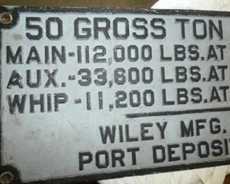 VIEW 3 WILEY MFG. CO. CAST SIGN