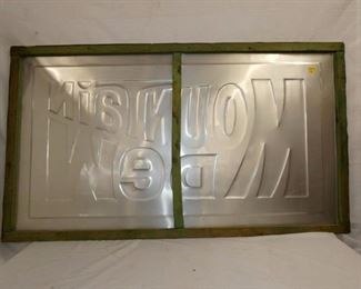 VIEW 4 BACK VIEW 58X33 EMB. MT. DEW SIGN