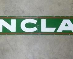 11FT. X 14IN 2PC. PORC. SINCLAIR SIGN