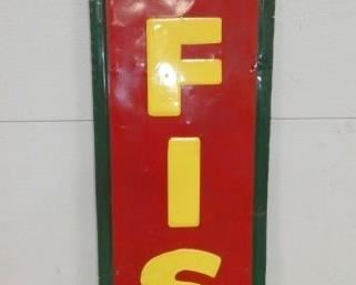 16X61 VERTICAL FISK TIRE SIGN