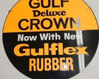 16IN GULF DELUXE CROWN INSERT SIGN