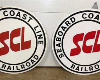 24IN SCL SEABOARD RR SIGNS