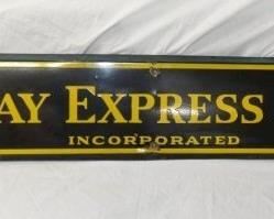 71X12 PORC. RAILWAY EXPRESS SIGN