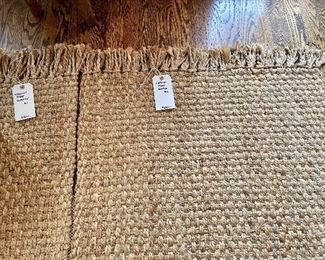 fringed ends of the long runners