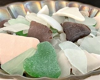 $4, bowl of sea glass