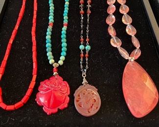 necklaces range from $8 and up