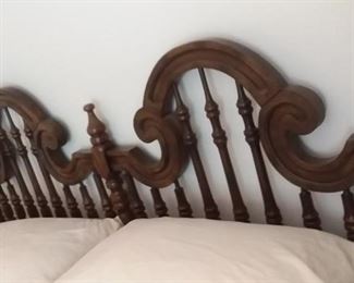 bed and headboard 