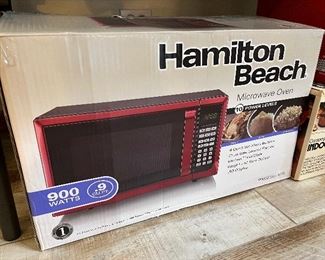 Red microwave - new in box!