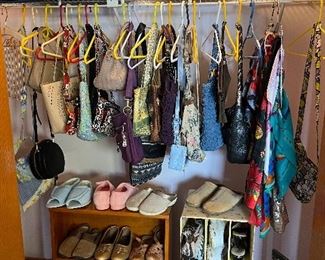 Women's purses and shoes