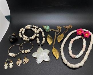 Beachy Hawaiian Jewelry Lot