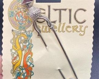 Celtic Jewellery Large Kilt Pin
