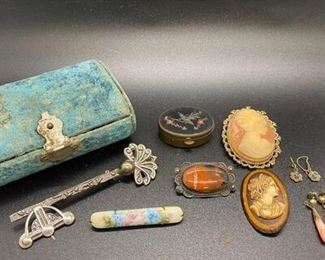 Vintage Antique Victorian Style Jewelry Box