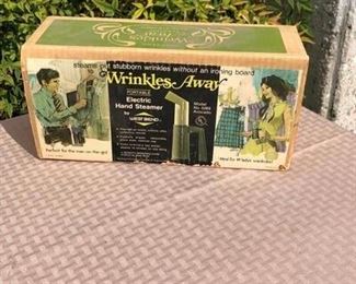 Stanley Steemer vintage handheld steamer in box