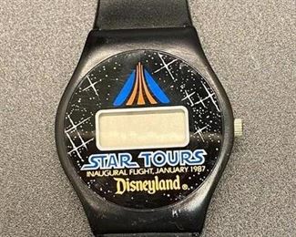 Vintage Retro 1987 Disneyland Star Tours Digital Watch