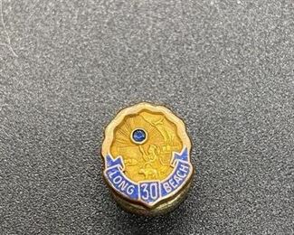 City of Long Beach 30 Year Anniversary Employee Pin 10k