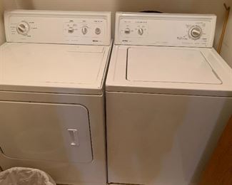 Kenmore washer and dryer