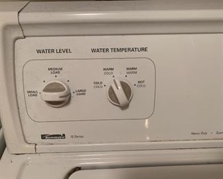 Close up of washer