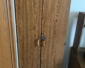 Shelving unit with doors. Four available