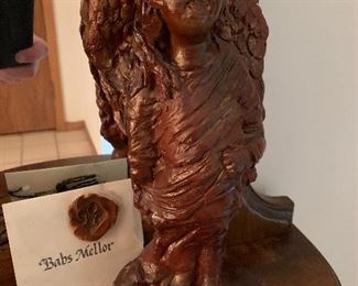 Baby Mellor sculpture 