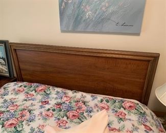 Mid-Century queen bed