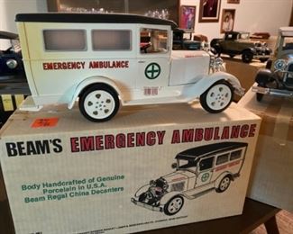 Jim Beam Emergency Ambulance Decanter seal unbroken