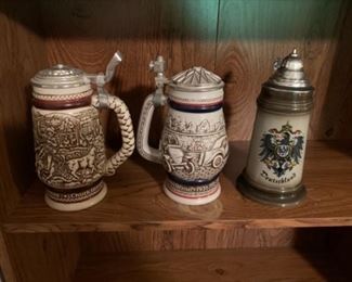 Avon beer Steins, and German beer stein