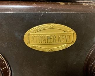 Close up of Atwater can’t emblem
