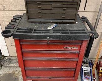 Kennedy toolbox, read wheeled toolbox