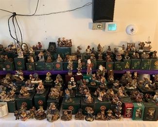 Large assortment of Boyds Bears