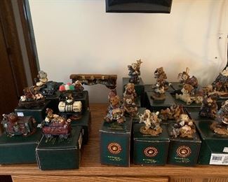 Boyd bear train and Boyd’s Bears nativity set