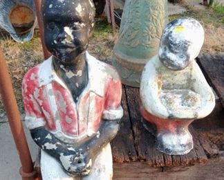 African American Concrete Statues
