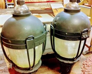 Vintage Pole Lamps from Downtown Plymouth MI