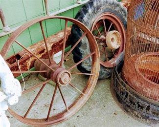 Steel Wagon Wheels.