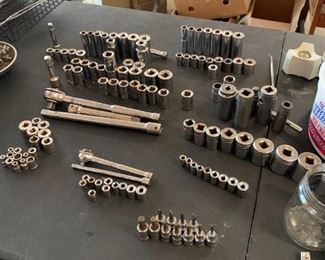 We're still putting together the socket sets, but we have mostly Craftsman, a few S&K and a set of Proto.