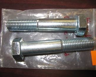 2 NEW HEX BOLTS 1" -8 X 6" COURSE THREAD