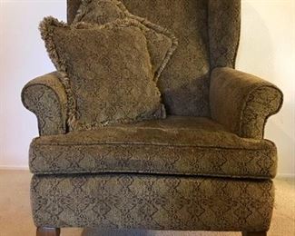 Olive Wing Chair