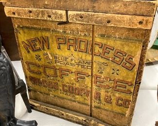 Antique coffee crate from "Griggs, Cooper & Co. St. Paul, MN
