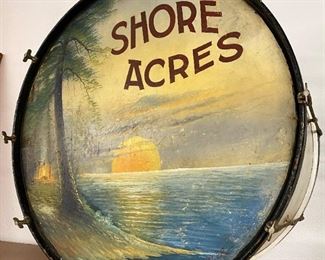 Shore Acres drum painted by Al Mohler
