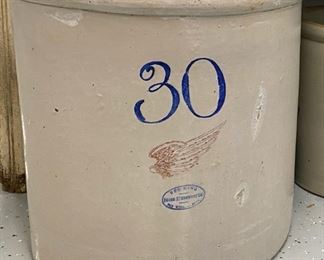 30 gallon Red Wing crock
