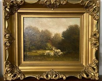 Antique oil painting by Durand
